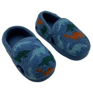 Wonder Nation Kids Slippers Size 9-10 Camouflage Cozy Fleece Toddlers Slip-On